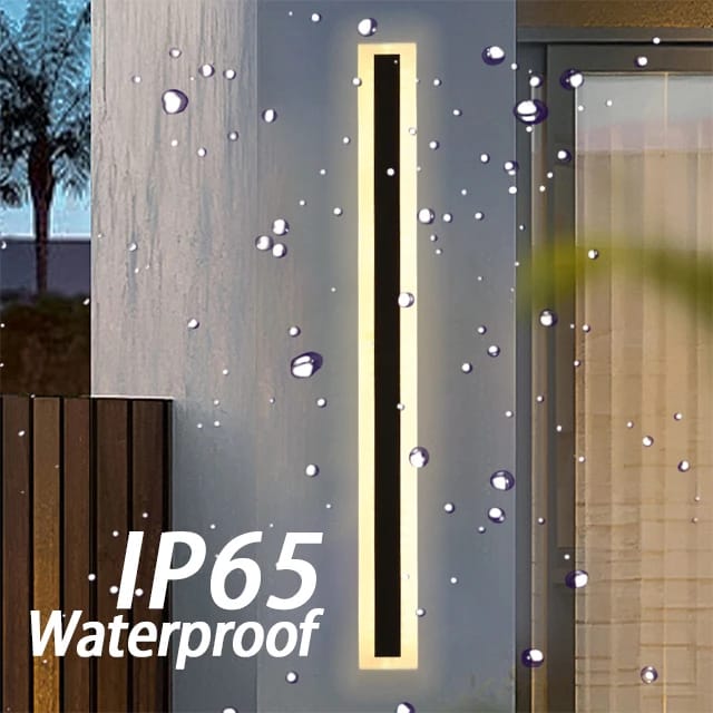 Modern Linear Shape IP65 Outdoor LED Wall Light