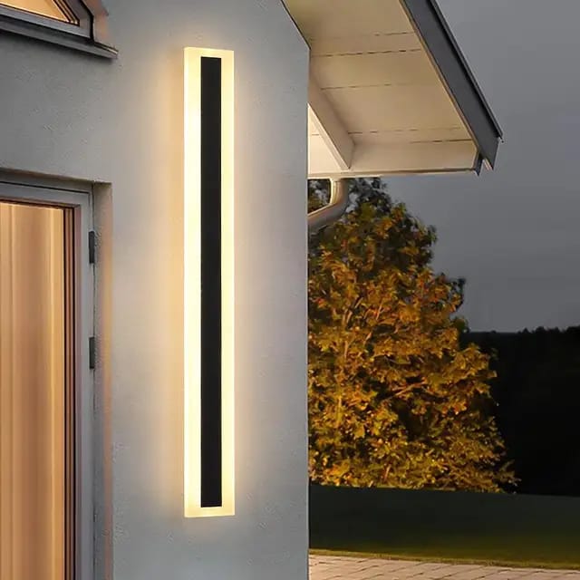 Modern Linear Shape IP65 Outdoor LED Wall Light