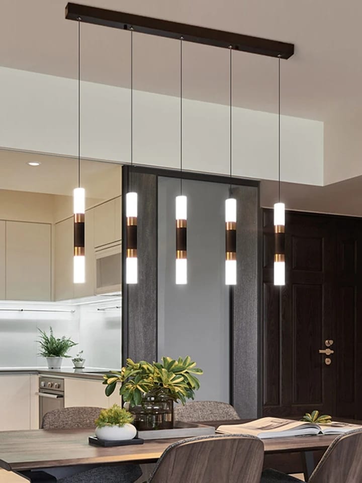 Long Cylindrical LED Pendant Light