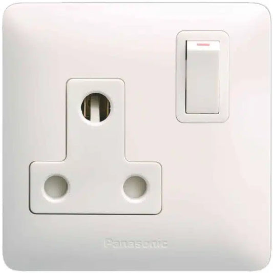 Panasonic Switches 15A 1G Power Plug   White