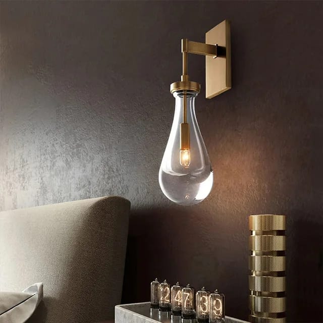 Luxury Fashion Water Drop Wall Lamp