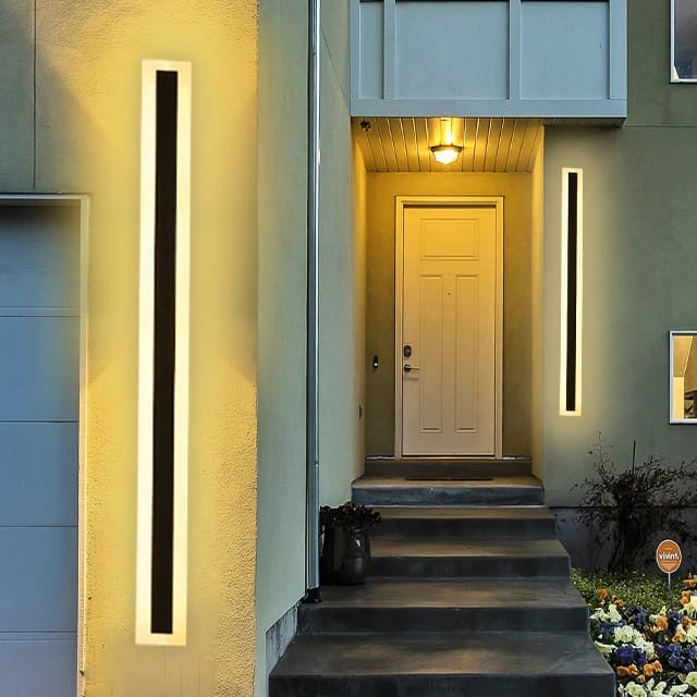 Modern Linear Shape IP65 Outdoor LED Wall Light