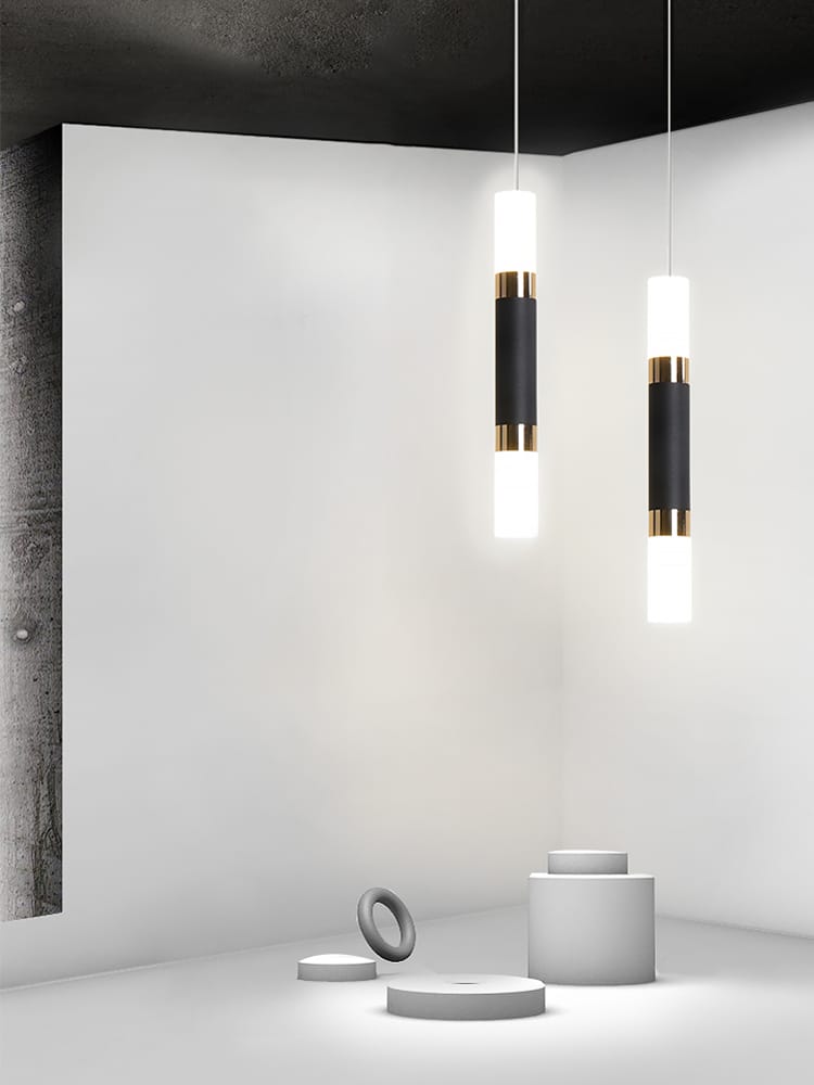 Long Cylindrical LED Pendant Light