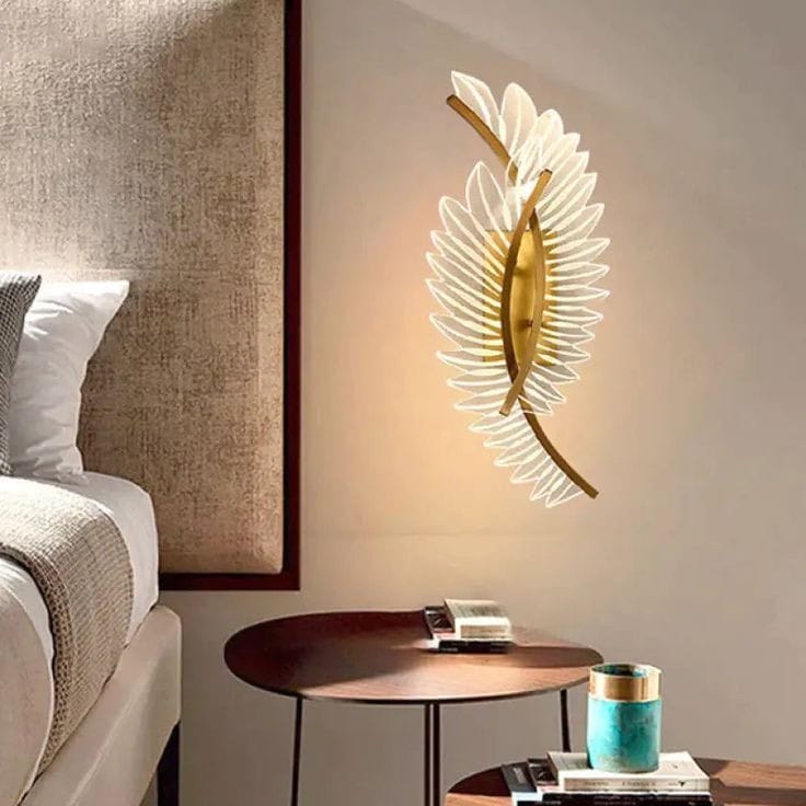 Two Wings Art LED wall light