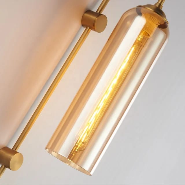 Nordic Creative Modern Wall Lamp (Champaign Glass)