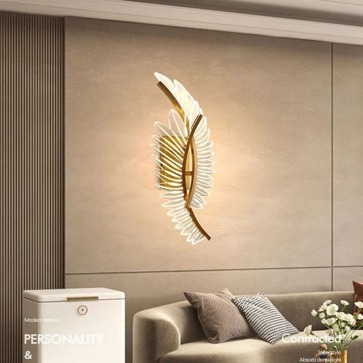 Two Wings Art LED wall light