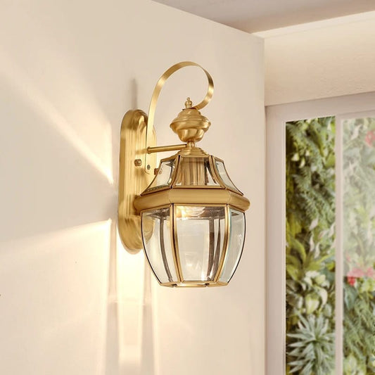 European Style Classic Brass Wall Lamp