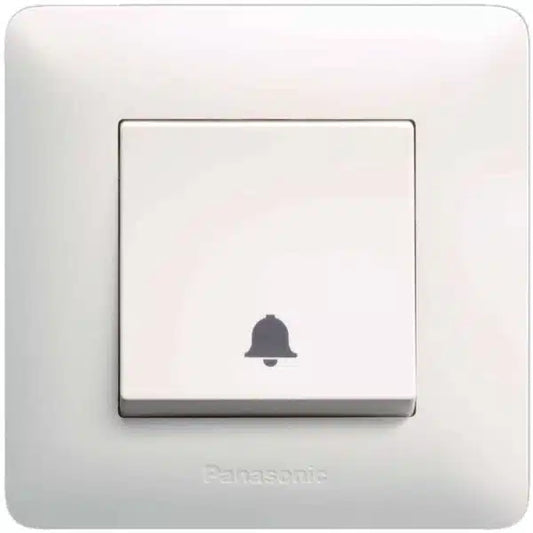 Panasonic Switches 1G 1Way Bell Push White