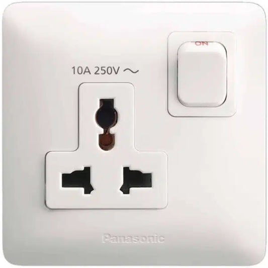 Panasonic Switches 10A International Socket (White)