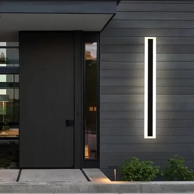 Modern Linear Shape IP65 Outdoor LED Wall Light