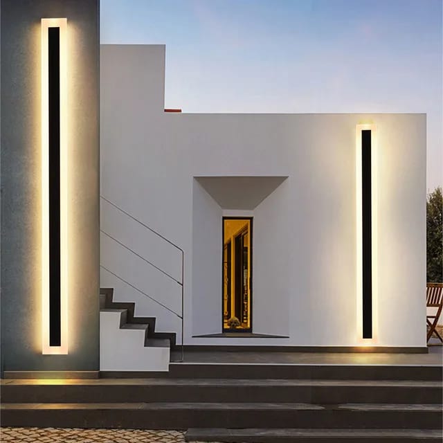 Modern Linear Shape IP65 Outdoor LED Wall Light